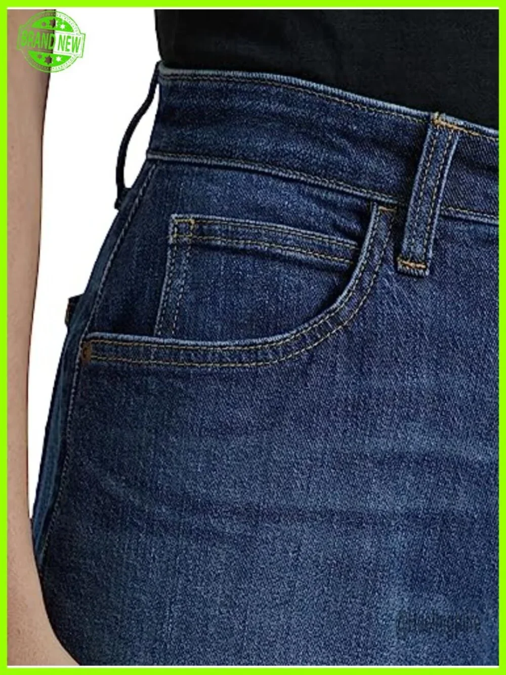 High Rise Trouser Jean Stretch Denim